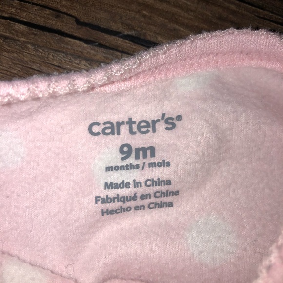 Carter’s Fleece Lama footie pajamas - Picture 4 of 4
